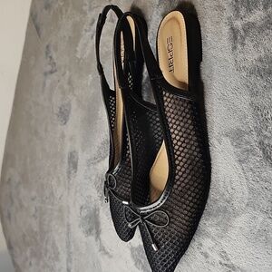 ESPRIT Black Mesh Women's Flats